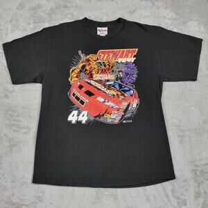 Vtg 90s Small Soldiers Nascar Chase Authentics Tony Stewart #44 Shirt Men's XL